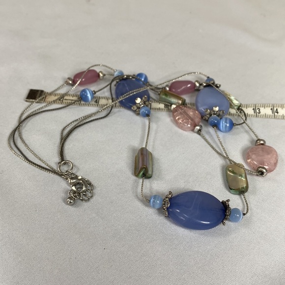 Pretty multi sized and colorful bead necklace - Picture 6 of 6